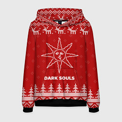 Мужская толстовка Новогодний Dark Souls с оленями