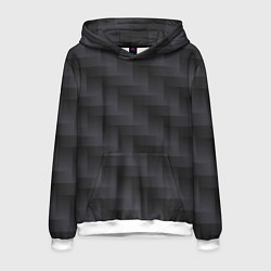 Толстовка-худи мужская Чёрный спектр, цвет: 3D-белый