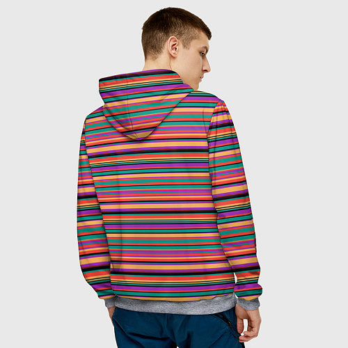 Мужская толстовка Разноцветье / 3D-Меланж – фото 4