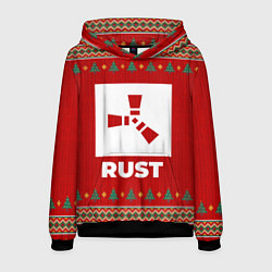 Мужская толстовка Rust new year