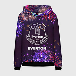 Толстовка-худи мужская Праздничный Everton, цвет: 3D-черный