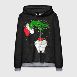 Мужская толстовка Гринч похищает у зубной феи