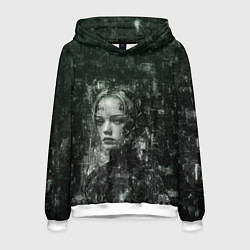 Мужская толстовка Андроид с кибернетическим паттерном