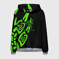 Мужская толстовка Razer лого лес