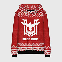 Мужская толстовка Новогодний Free Fire