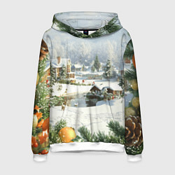 Мужская толстовка Рождественская атмосфсра