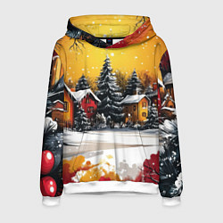 Мужская толстовка Новогодний двор
