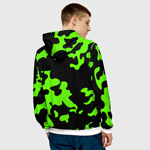 Мужская толстовка Quake camo / 3D-Белый – фото 4