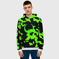Толстовка-худи мужская Quake camo, цвет: 3D-белый — фото 2