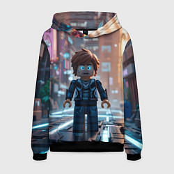 Мужская толстовка Roblox испуганный человечек