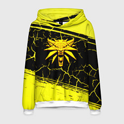 Мужская толстовка Ведьмак трещины текстура