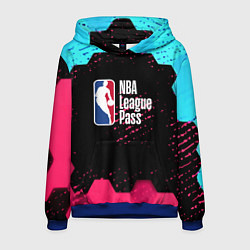 Мужская толстовка NBA баскетбол соты неон
