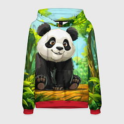 Мужская толстовка Пандочка в лесу