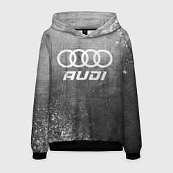 Мужская толстовка Audi - grey gradient