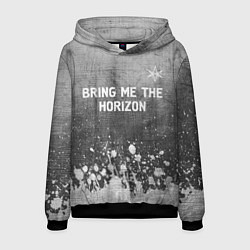 Мужская толстовка Bring Me the Horizon - grey gradient посередине