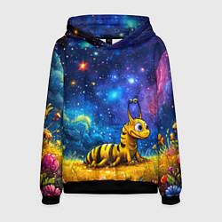 Мужская толстовка Гусеничка в космосе