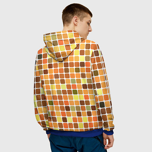 Мужская толстовка Осенняя палитра / 3D-Синий – фото 4