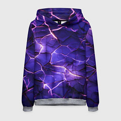 Мужская толстовка Фиолетовая разбитая текстура