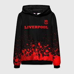 Мужская толстовка Liverpool - red gradient посередине