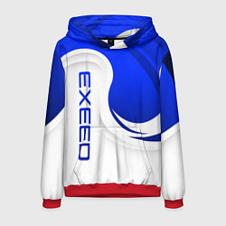 Мужская толстовка Exeed - синий и белый