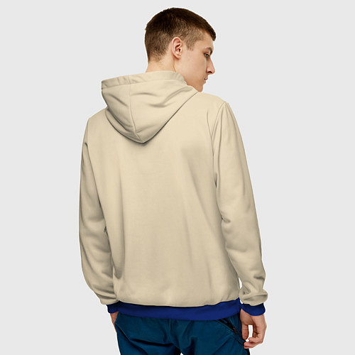 Мужская толстовка Ты не пройдешь Властелин колец / 3D-Синий – фото 4