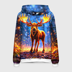 Мужская толстовка Лосенок в лесу