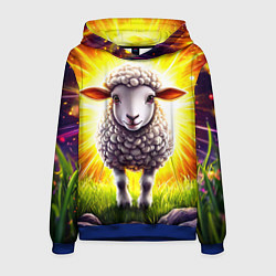 Мужская толстовка Овечка в ярких лучах
