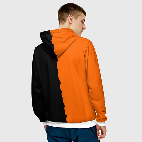 Мужская толстовка Bleach Ичиго Куросаки / 3D-Белый – фото 4