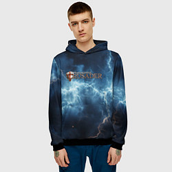 Толстовка-худи мужская Stronghold сrusader сила молний, цвет: 3D-черный — фото 2
