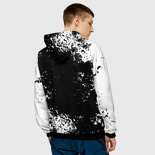 Мужская толстовка Children of Bodom рок пес / 3D-Черный – фото 4