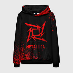 Мужская толстовка Metallica - red gradient