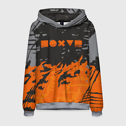 Мужская толстовка Равнодушие оранжевый