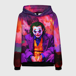 Мужская толстовка Джокер рисунок красками