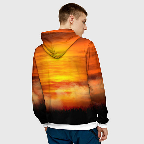 Мужская толстовка Дин Винчестер - Сверхъестественное / 3D-Белый – фото 4