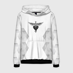 Мужская толстовка Bon Jovi white poly