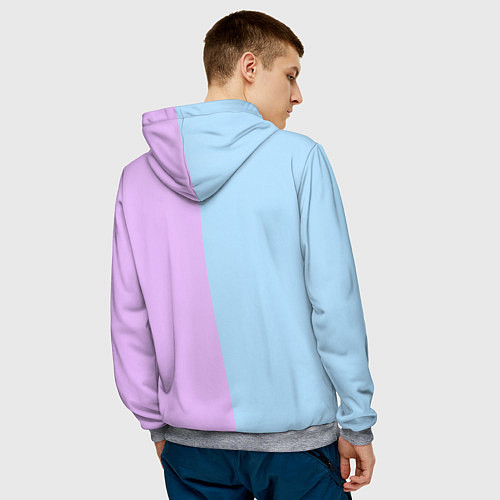 Мужская толстовка League of Legends - Jinx / 3D-Меланж – фото 4