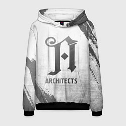 Толстовка-худи мужская Architects - white gradient, цвет: 3D-черный