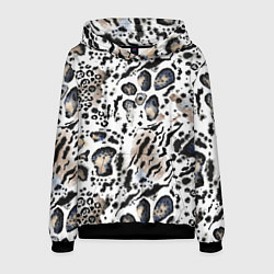 Мужская толстовка Пятна леопарда абстрактные