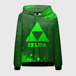 Мужская толстовка Zelda - green gradient