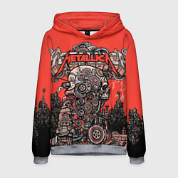 Мужская толстовка Metallica - iron skeleton