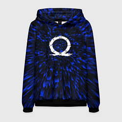 Мужская толстовка God of War blue energy