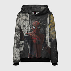 Мужская толстовка Spider man night