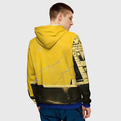 Мужская толстовка Человек - паук / 3D-Синий – фото 4