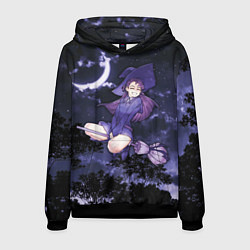 Мужская толстовка Веселая ведьма летит на шабаш