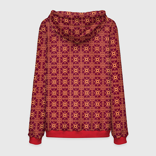 Мужская толстовка Китайский флёр / 3D-Красный – фото 2