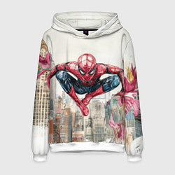Мужская толстовка Человек паук паркур