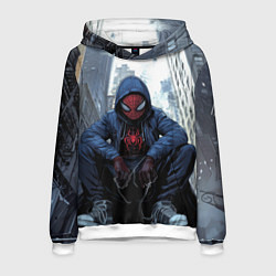 Мужская толстовка Человек-паук в кедах