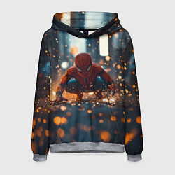 Мужская толстовка Человек паук и золотая пыльца
