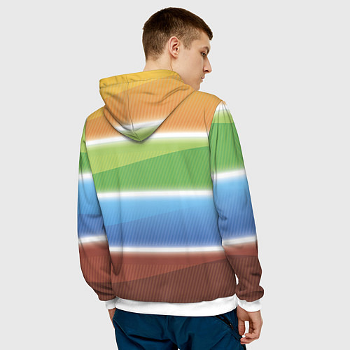 Мужская толстовка Просвет / 3D-Белый – фото 4