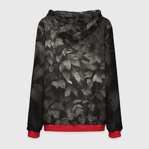 Мужская толстовка Внимательный лис / 3D-Красный – фото 2